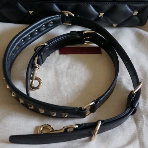 VALENTINO GARAVANI  Quilted Leather Shoulder Bag - Picture 6 of 6